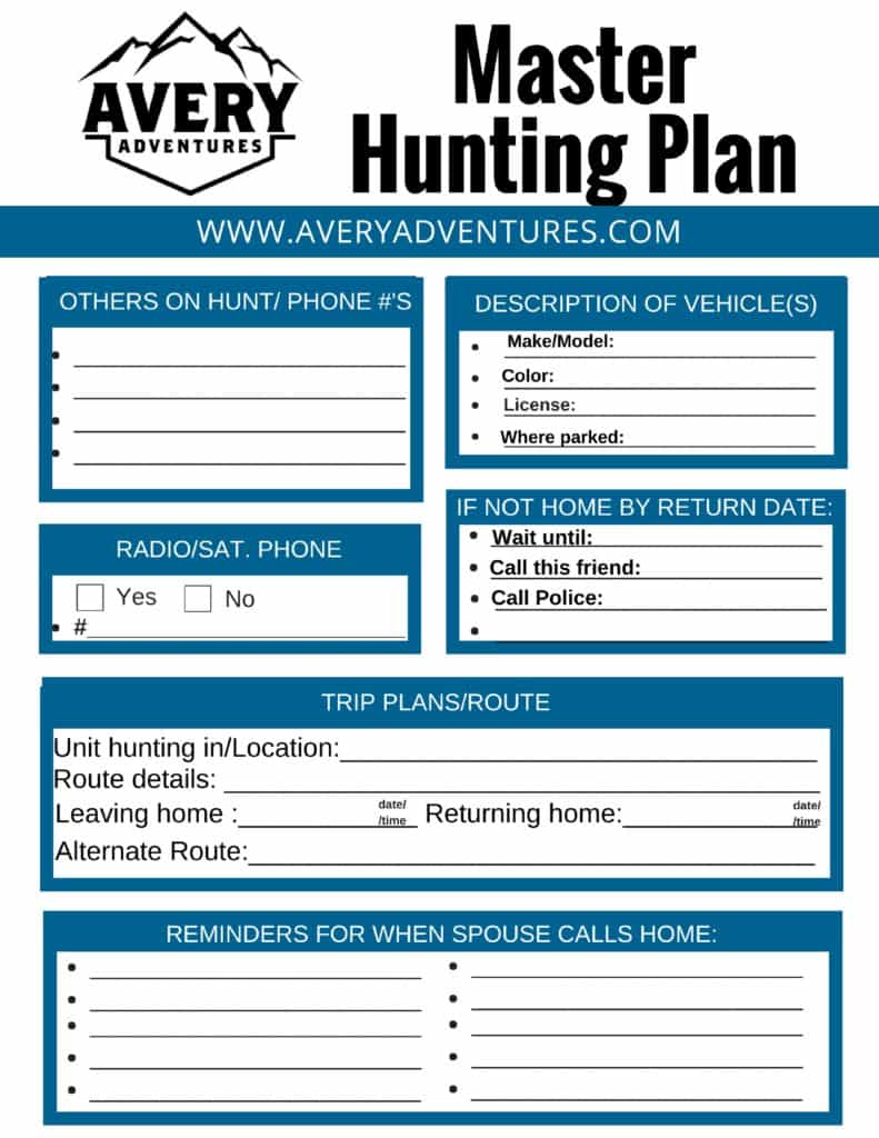How to coordinate your hunts and your family life. A definitive guide